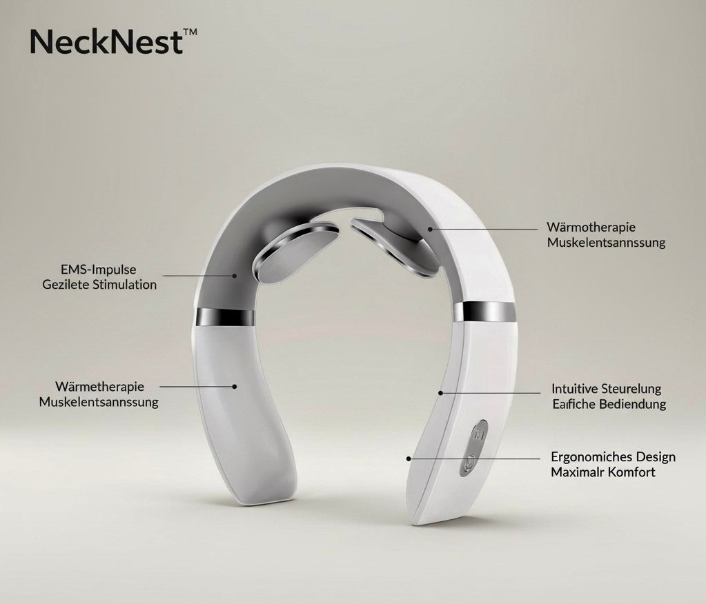 NeckNest™ | Intelligentes Nackenmassagegerät