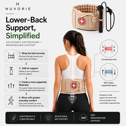 Nuvorie AirLift™ Back Support Belt